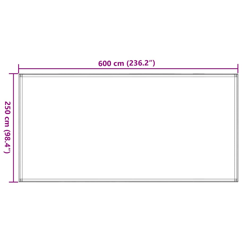 Zeltteppich Campingteppich Vorzeltteppich Outdoor Teppich Zeltboden HDPE vidaXL - Produktbild 6