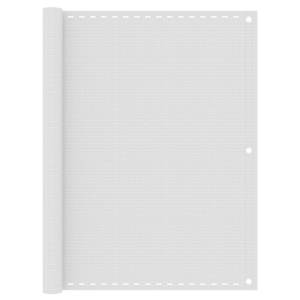 Balkonsko platno belo 120x400 cm HDPE