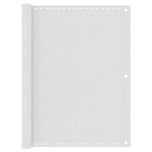 Balkonsko platno belo 120x500 cm HDPE