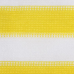 Balkonová zástěna žluto-bílá 120 x 500 cm HDPE - obrázek 2