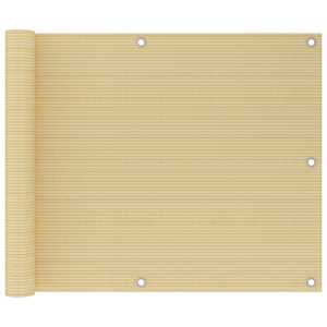 Balkonsko platno bež 75x500 cm HDPE