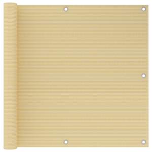 Balkonsko platno bež 90x300 cm HDPE