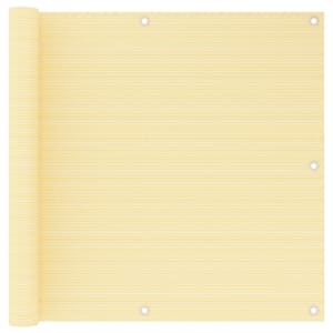 Balkonsko platno bež 90x500 cm HDPE