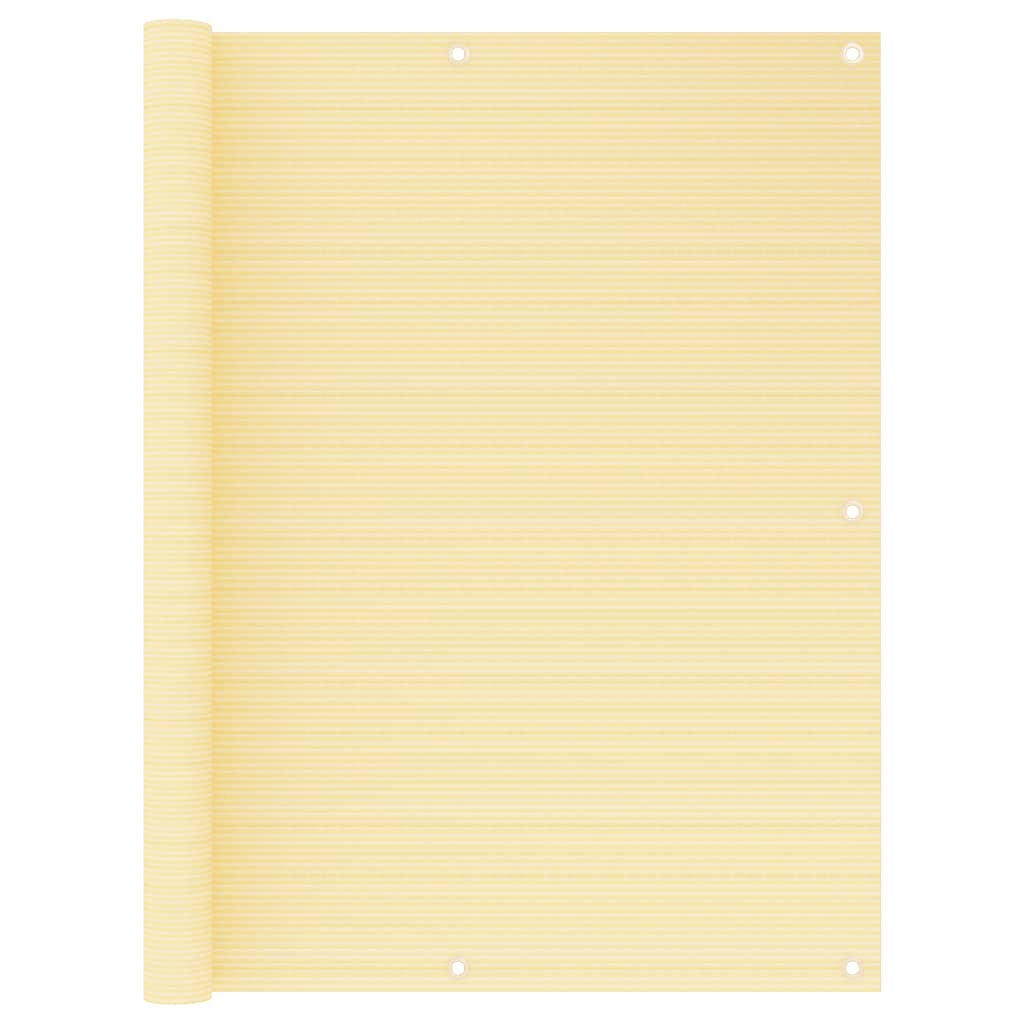 vidaXL altanafskærmning 120x300 cm HDPE beige