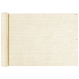 Balkonsko platno krem 75x300 cm HDPE
