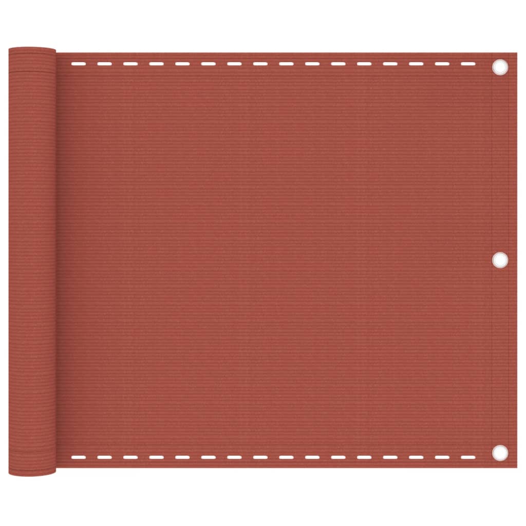 Balkon-Sichtschutz Terracotta-Rot 75×400 cm HDPE kaufen