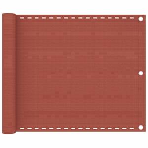 Balkonsko platno terakota 75x500 cm HDPE