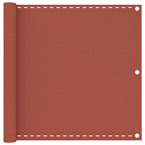 Balkonsko platno terakota 90x400 cm HDPE