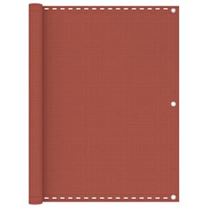 Balkonsko platno terakota 120x300 cm HDPE