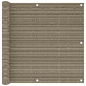 Balkonsko platno taupe 90x300 cm HDPE