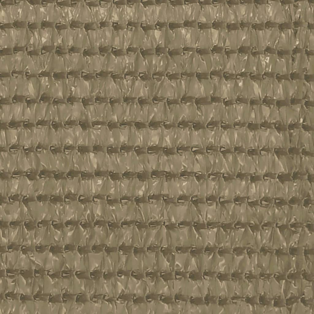vidaXL Balkonscherm 120x500 cm HDPE taupe afbeelding
