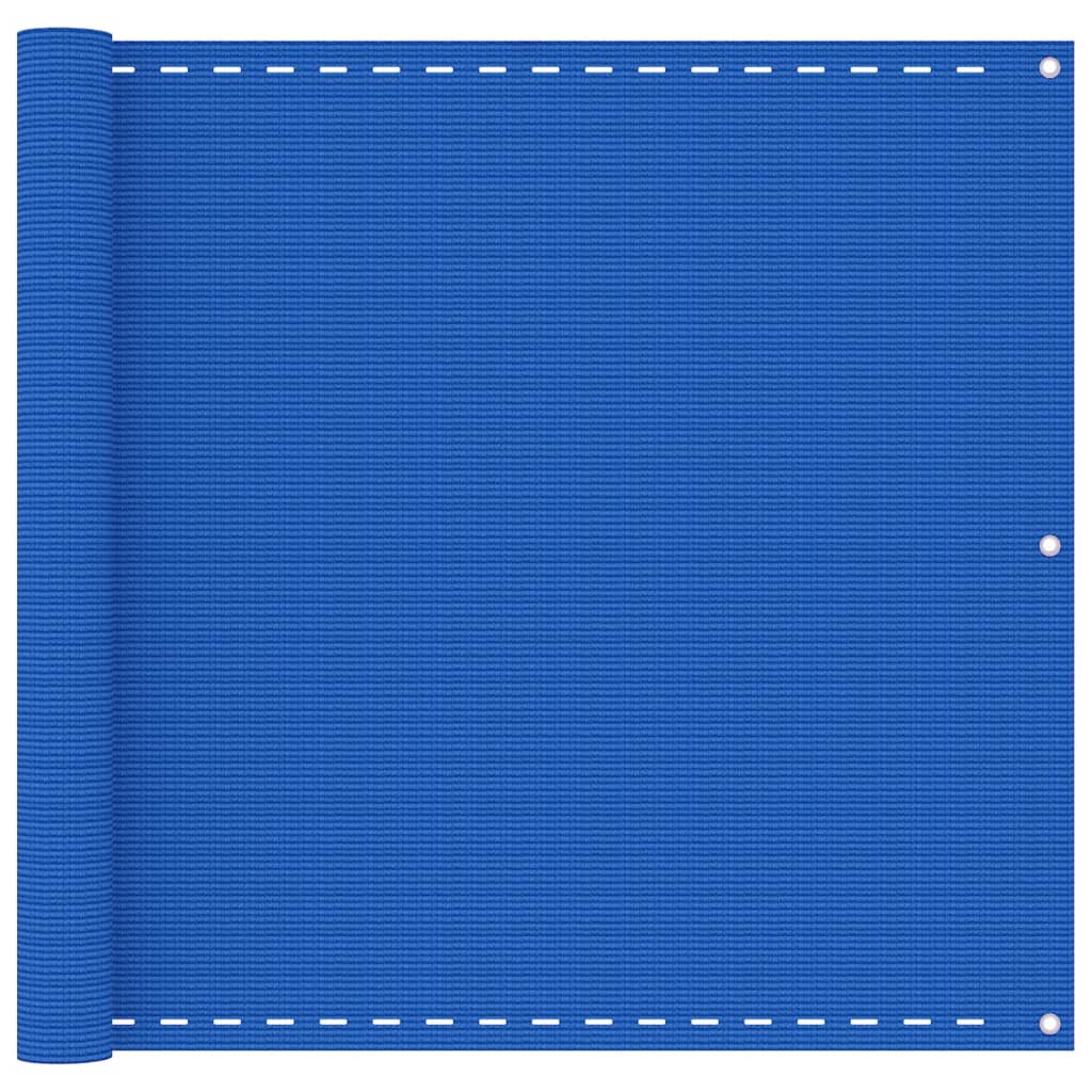 vidaXL altanafskærmning 90x400 cm HDPE blå