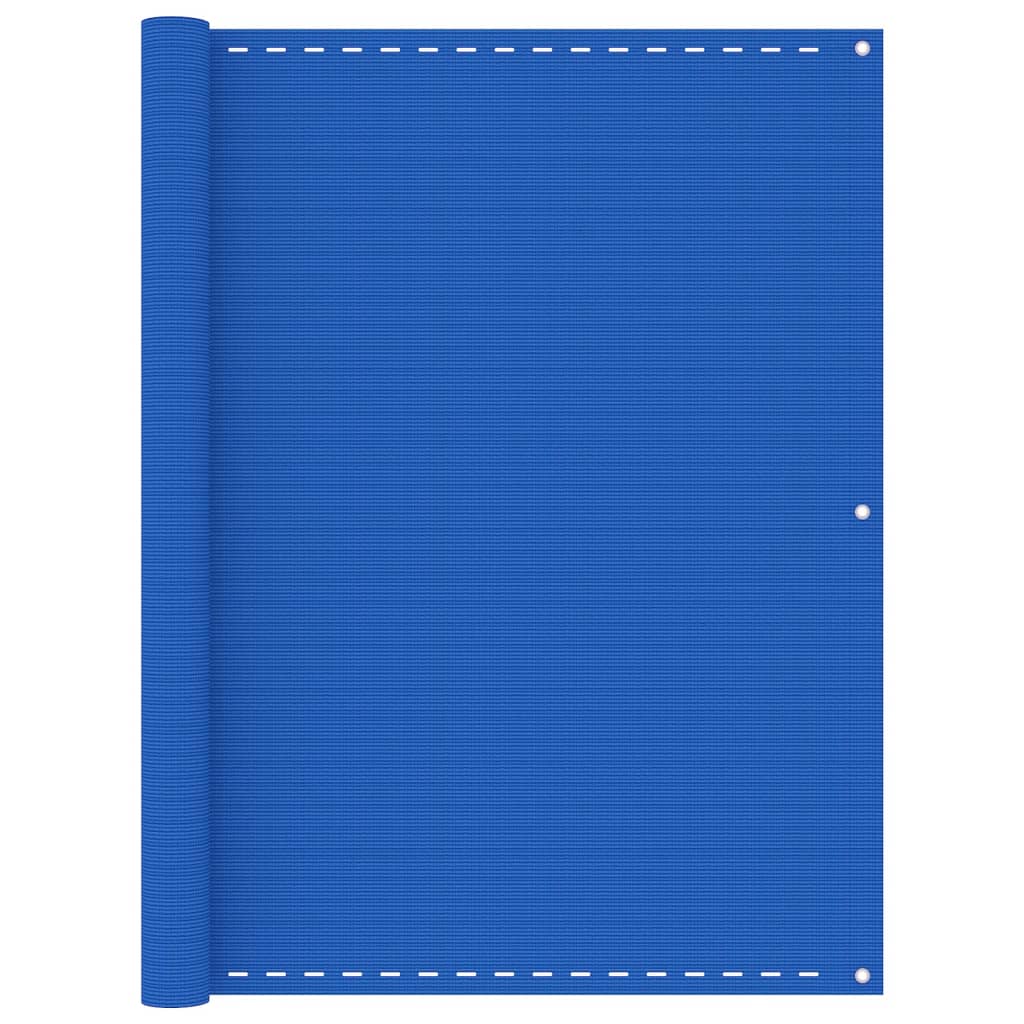 vidaXL Balkonscherm 120×300 cm HDPE blauw