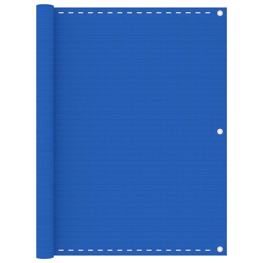 vidaXL Paravan de balcon, albastru, 120×400 cm, HDPE 120x400 imagine noua