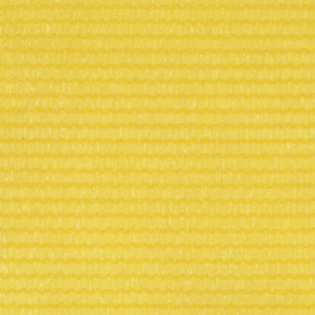 Paravan pentru balcon, galben, 75 x 600 cm, HDPE