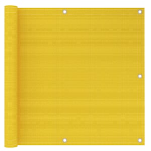 vidaXL R&otilde;dusirm, kollane 90x500 cm HDPE