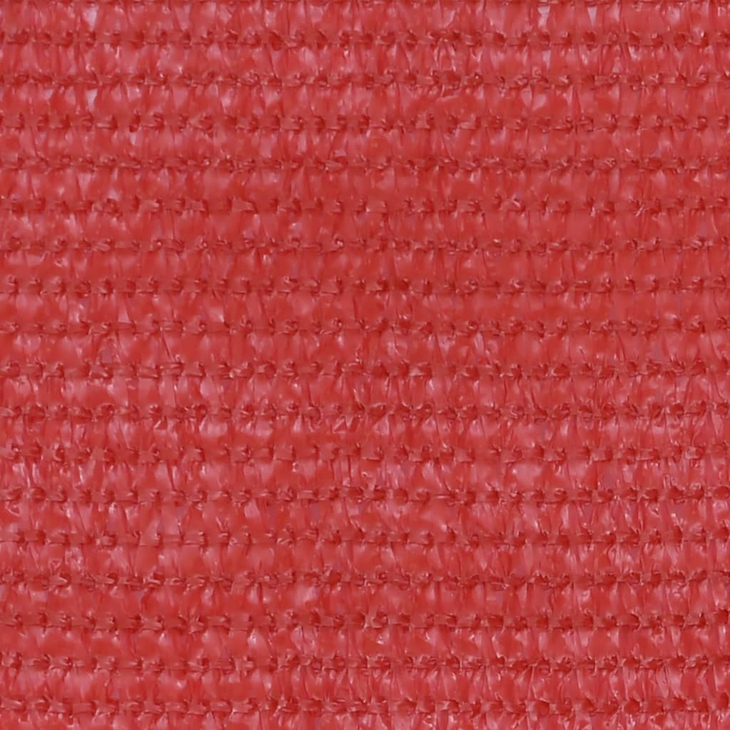 Balkonski zastor crveni 75 x 500 cm HDPE