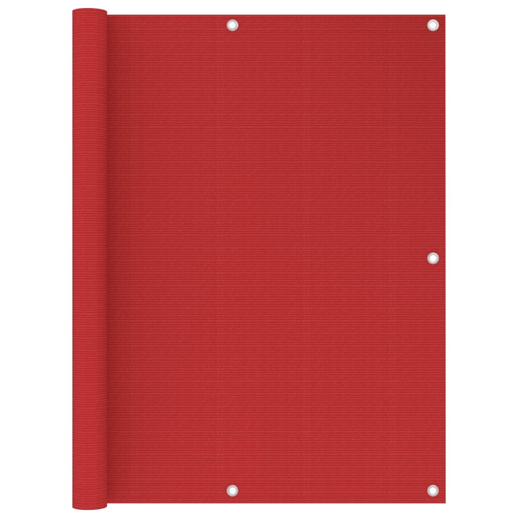 Petrashop  Balkónová zástěna červená 120 x 400 cm HDPE