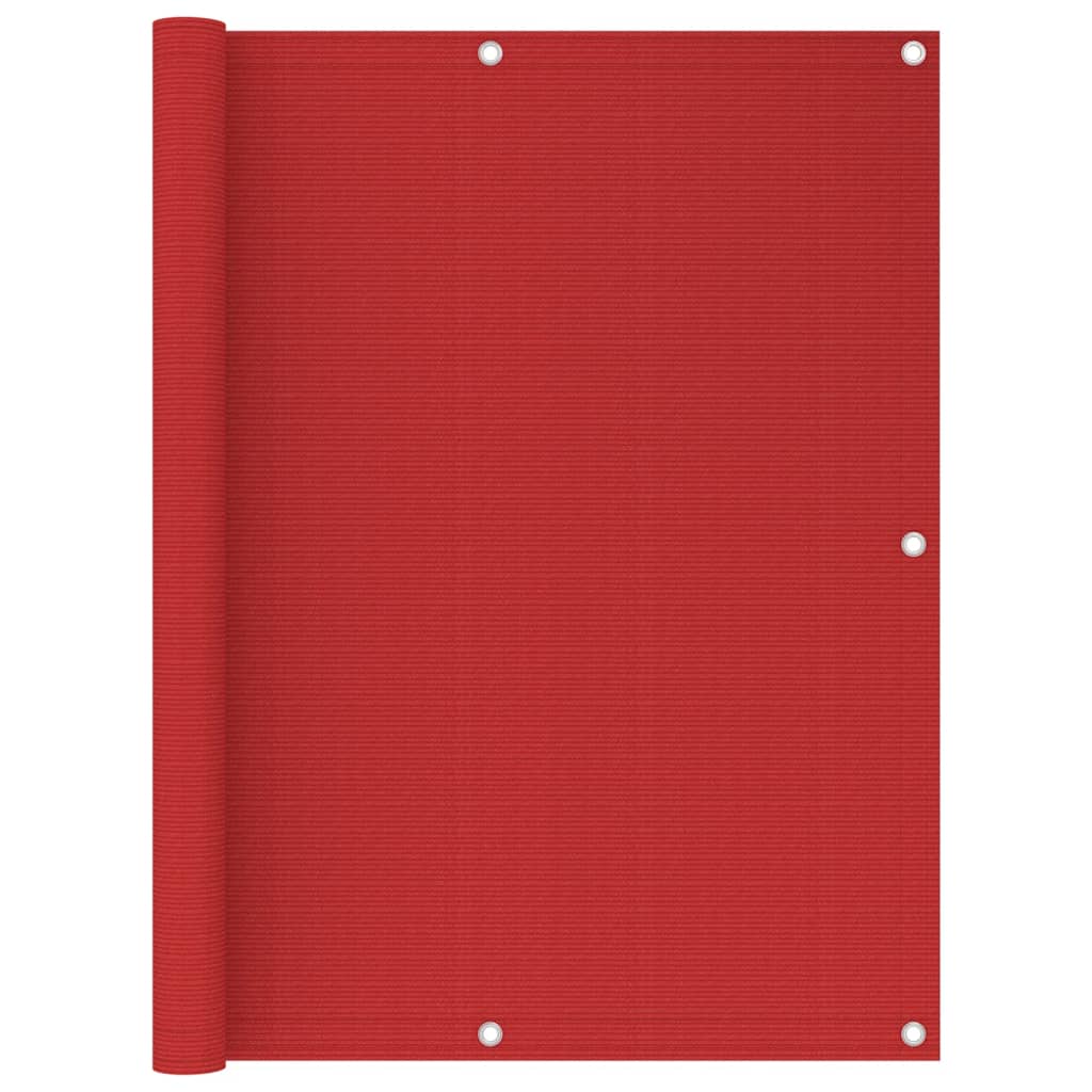 Petrashop  Balkonová zástěna červená 120 x 500 cm HDPE