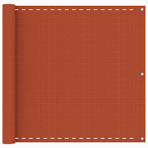 Balkonsko platno oranžno 90x400 cm HDPE