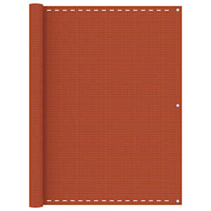 Balkonsko platno oranžno 120x500 cm HDPE