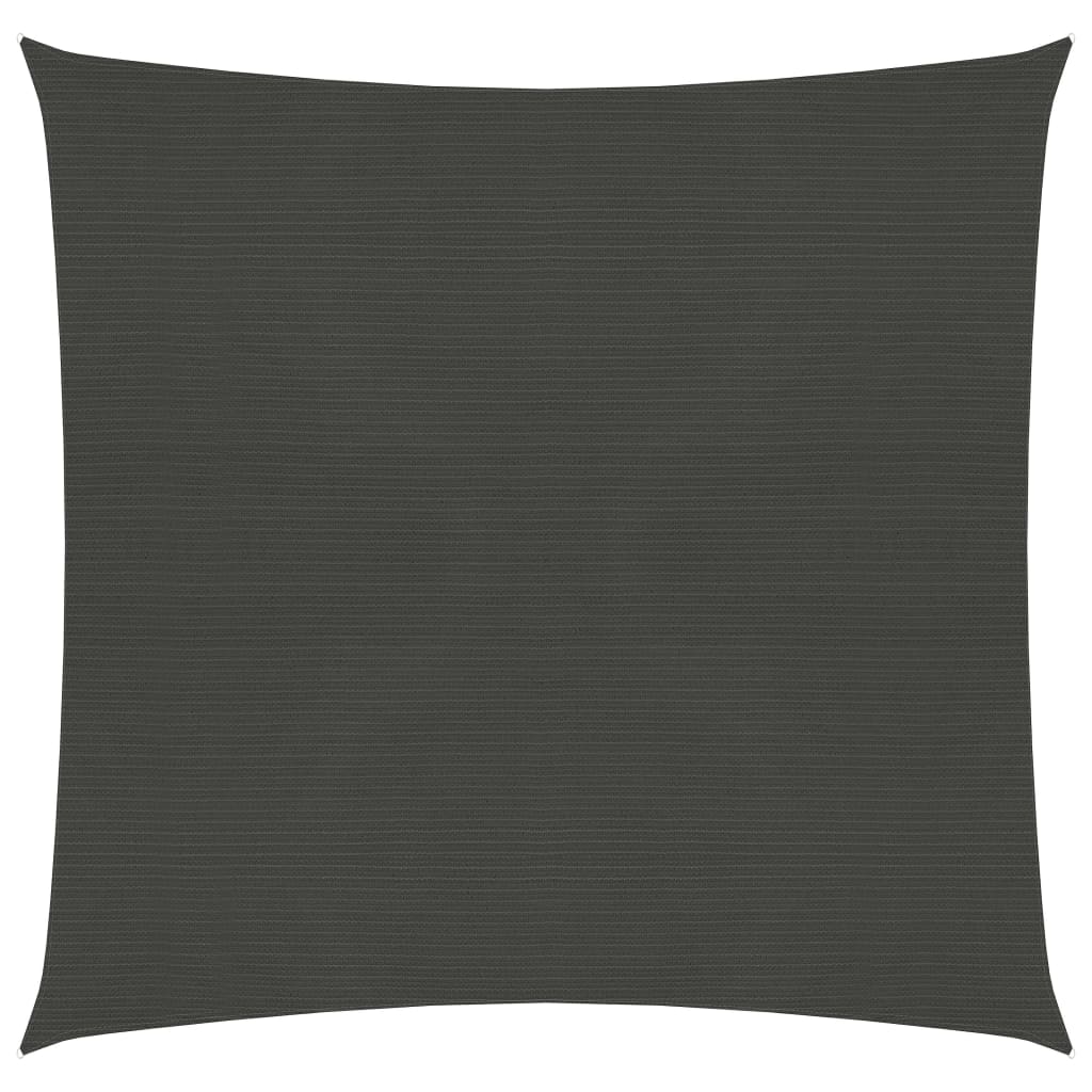 Voile d'ombrage 160 g/m² Anthracite 2,5x2,5 m PEHD - SALALIS - SH119509