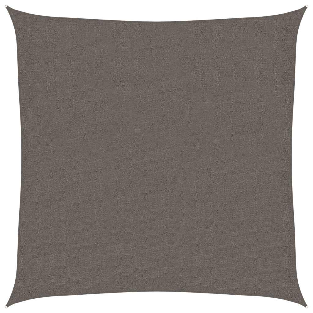 vidaXL Tieniaca plachta 160 g/m², antracitová 3x3 m, HDPE
