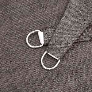 Senčno jadro 160 g/m² antracitno 6x6 m HDPE - slika 6