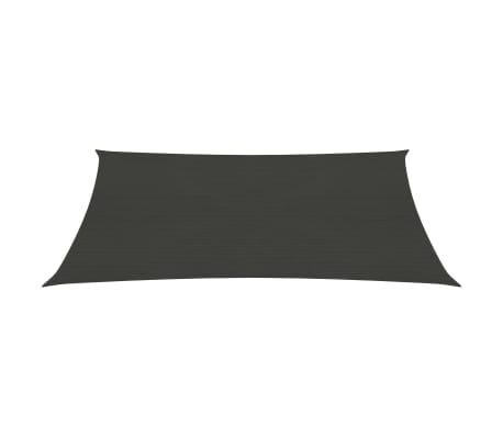 vidaXL Voile d'ombrage PEHD 2x3,5 m Anthracite