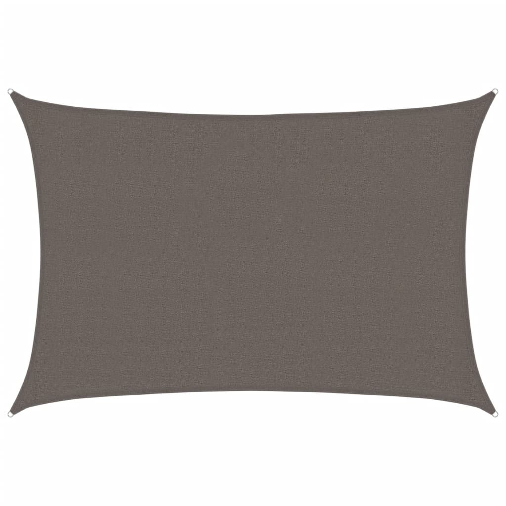 vidaXL Plachta proti slunci 160 g/mÂ˛ antracitovĂˇ 2,5 x 3,5 m HDPE