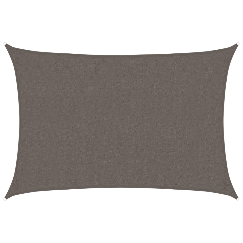 vidaXL Plachta proti slunci 160 g/m² antracitová 2,5 x 4 m HDPE