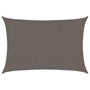 Plachta proti slunci 160 g/m² antracitová 2,5 x 4 m HDPE - obrázek 2