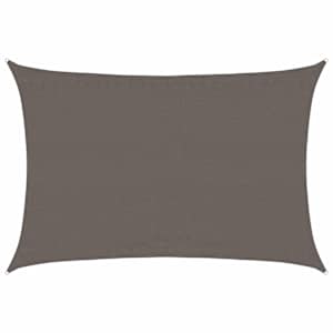 Stínící plachta 160 g/m² antracitová 3,5 x 5 m HDPE - obrázek 2