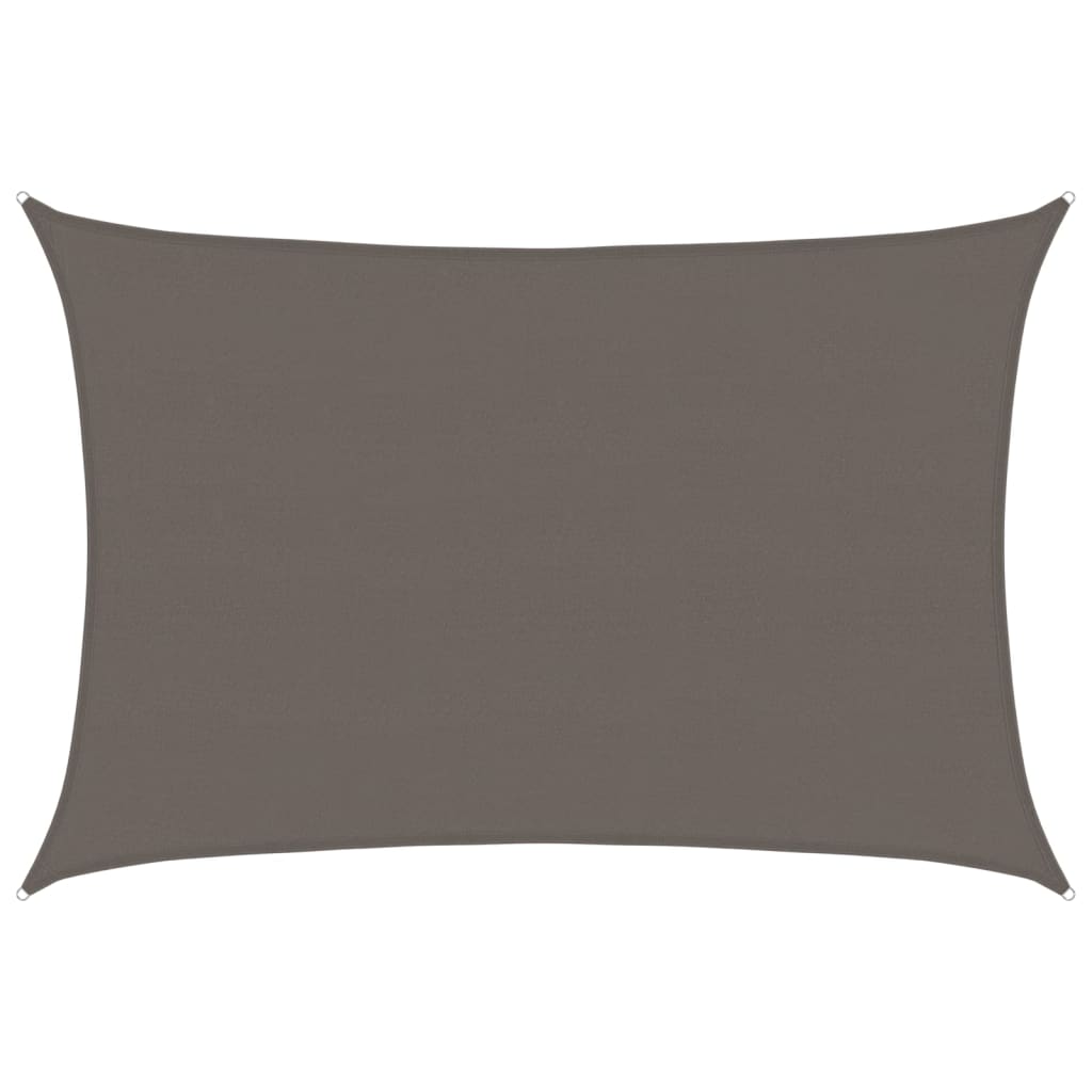 vidaXL Stínicí plachta 160 g/m² antracitová 5 x 6 m HDPE