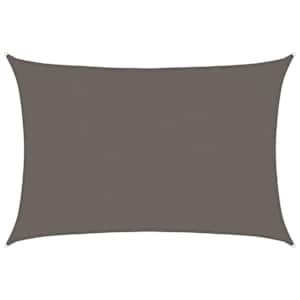 Senčno jadro 160 g/m² antracitno 5x6 m HDPE - slika 2