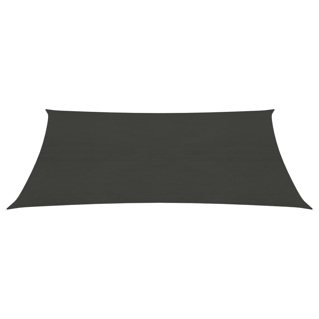 vidaXL Sunshade Sail 160 g/m² Anthracite 5x6 m HDPE