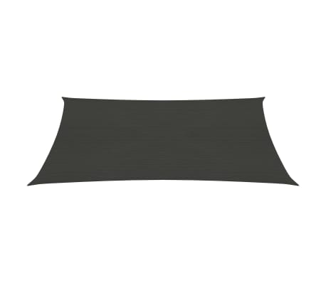 vidaXL Sunshade Sail 160 g/m² Anthracite 5x6 m HDPE