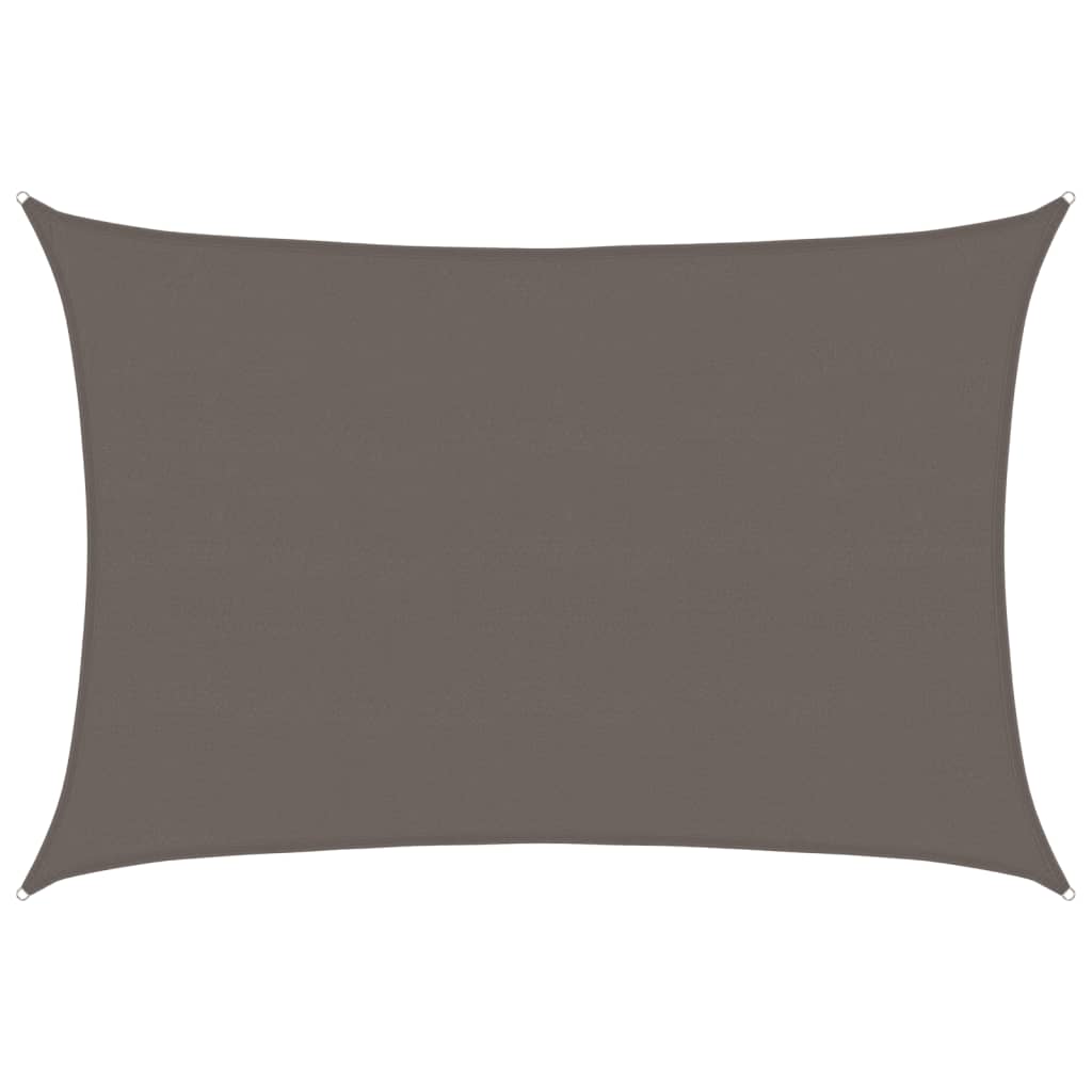 vidaXL Stínící plachta 160 g/m² antracitová 5 x 7 m HDPE