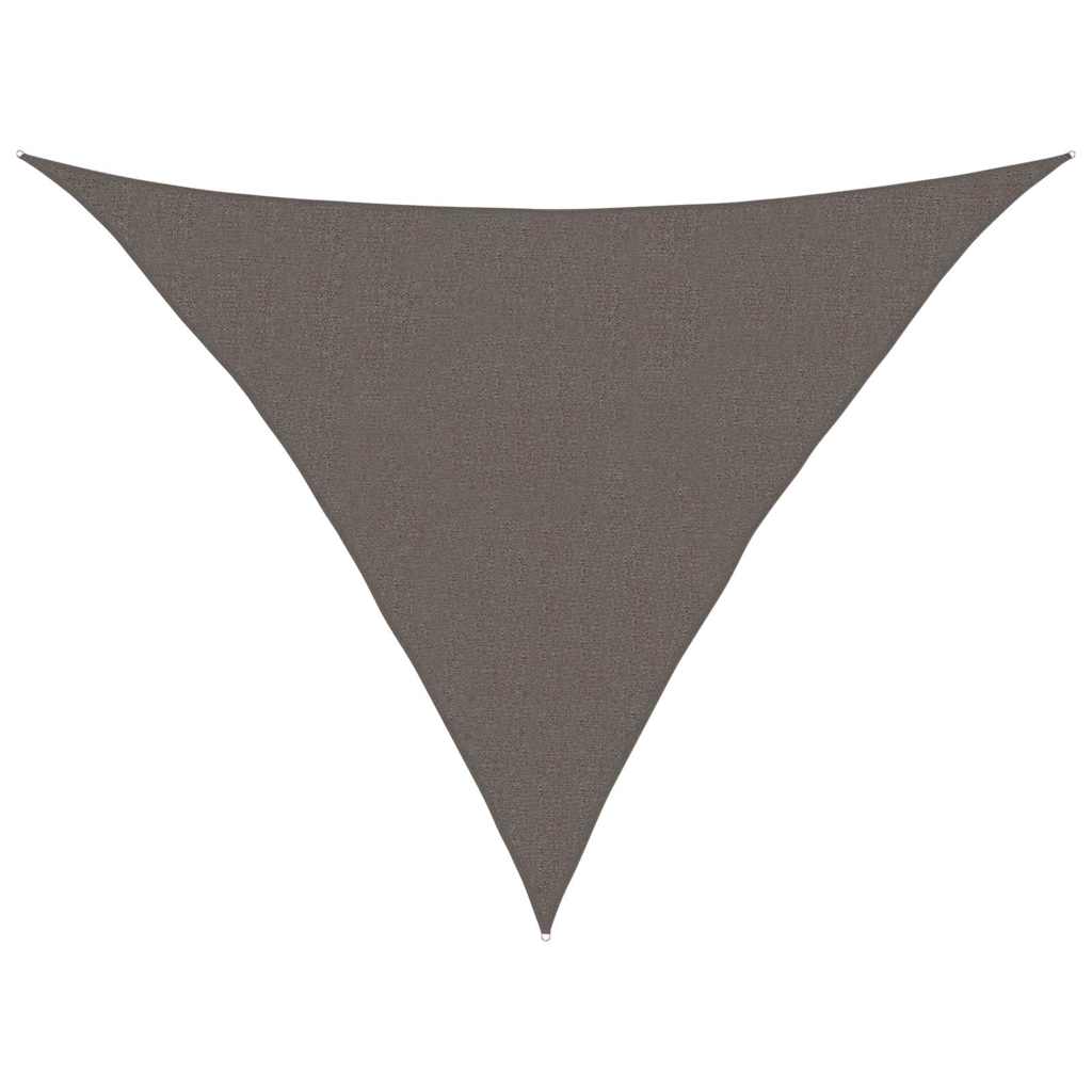 vidaXL Plachta proti slunci 160 g/m² antracitová 2,5x2,5x3,5 m HDPE