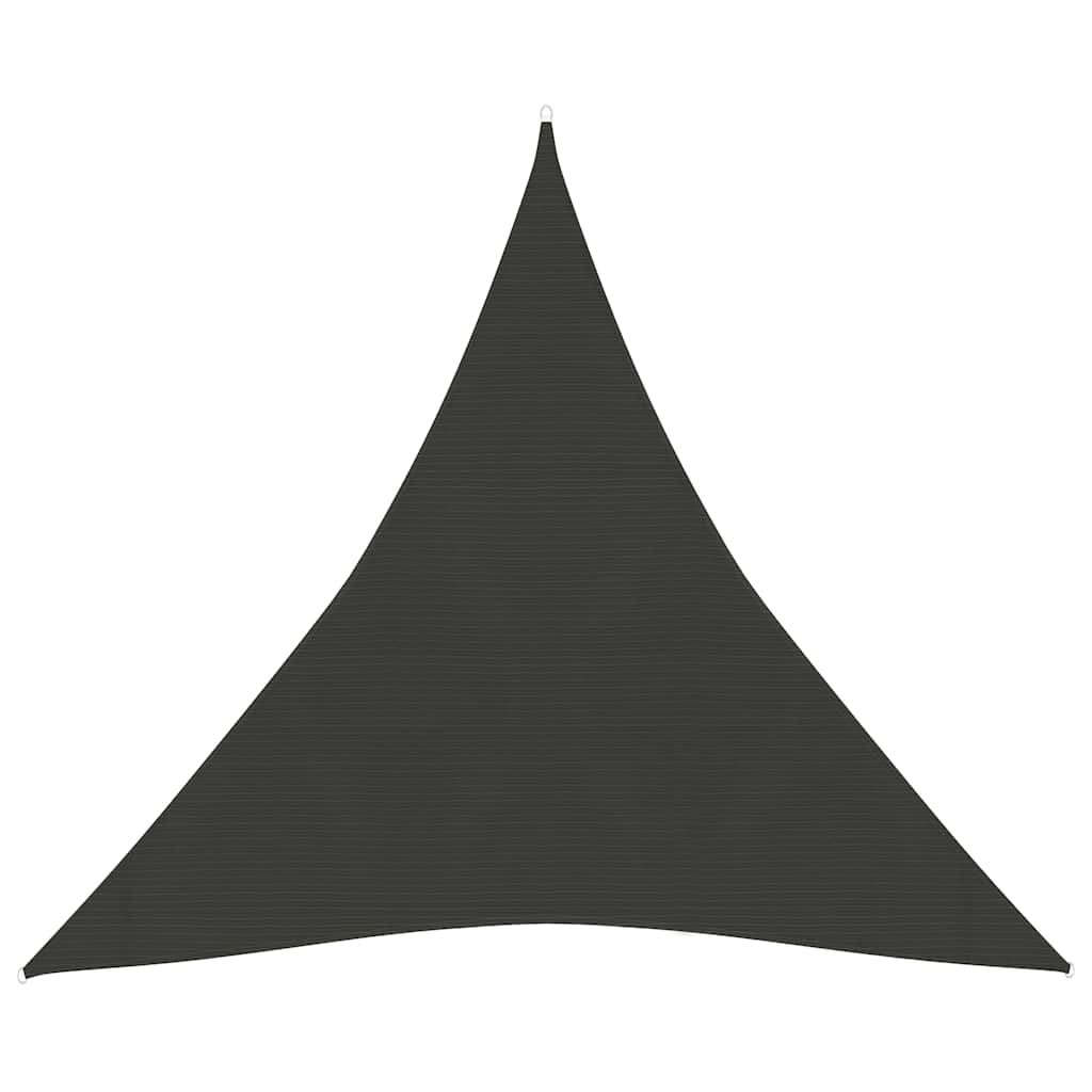 vidaXL Stínící plachta 160 g/m² antracitová 3 x 3 x 3 m HDPE