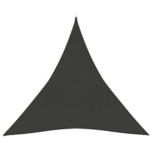 Stínící plachta 160 g/m² antracitová 3 x 3 x 3 m HDPE - obrázek 2