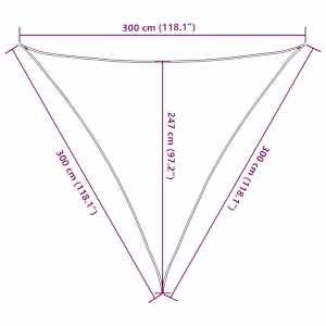 Stínící plachta 160 g/m² antracitová 3 x 3 x 3 m HDPE - obrázek 10