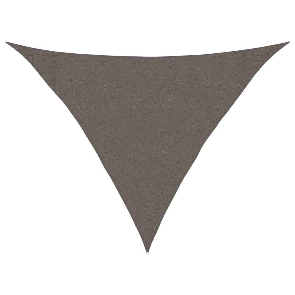 vidaXL Stínící plachta 160 g/m² antracitová 3 x 3 x 4,2 m HDPE