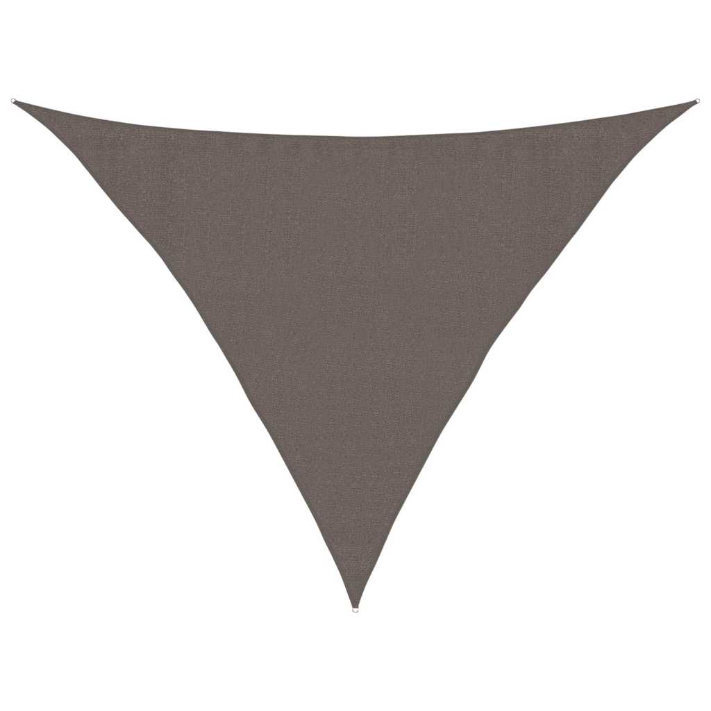 vidaXL Tieniaca plachta 160 g/m² antracitová 3,5x3,5x4,9 m, HDPE