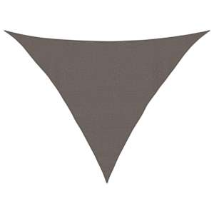 Stínicí plachta 160 g/m² antracitová 4 x 4 x 5,8 m HDPE - obrázek 2