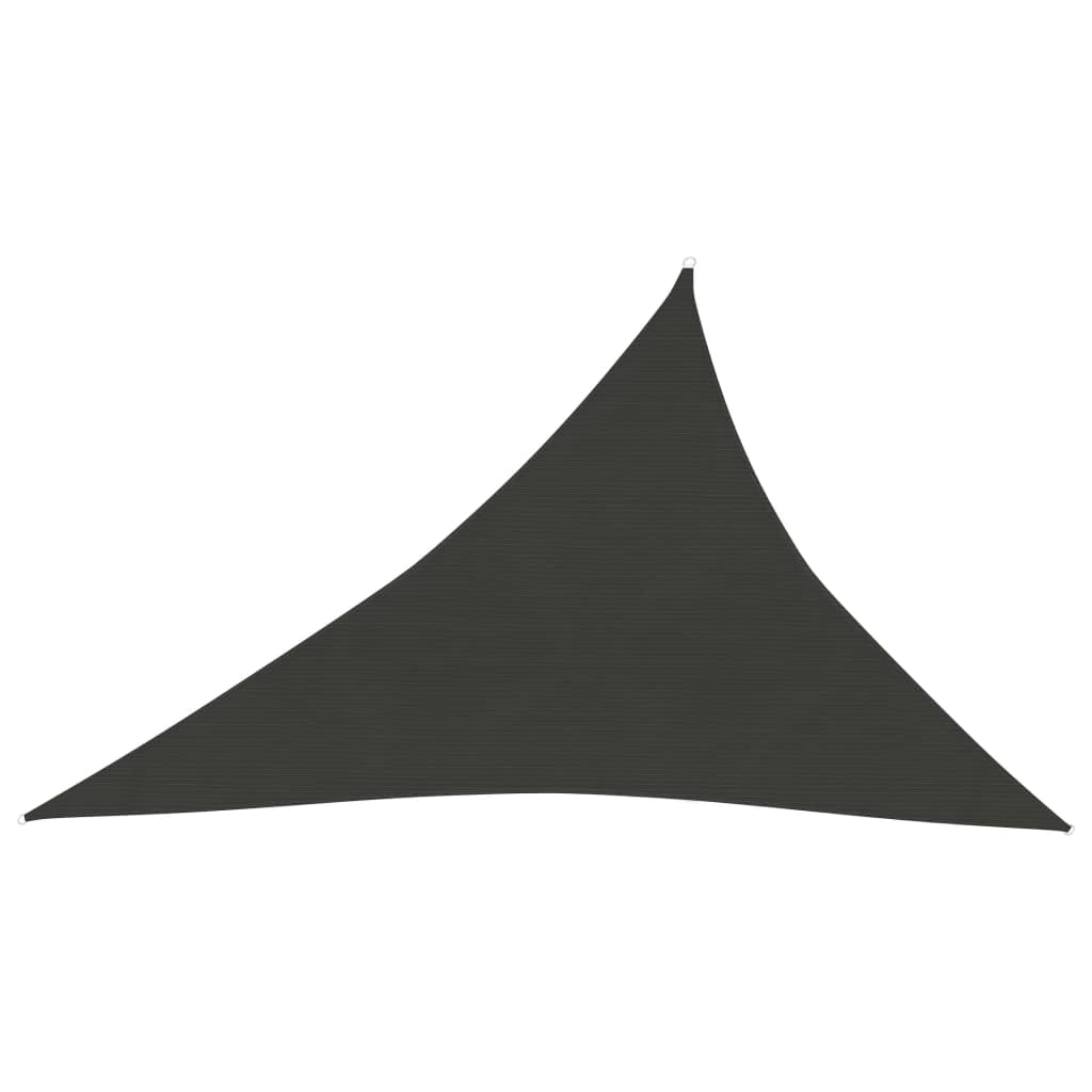 vidaXL Pânză parasolar, antracit, 4x5x6,8 m, HDPE, 160 g/m² vidaXL