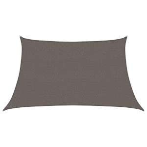 Plachta proti slunci 160 g/m² antracitová 3/4 x 2 m HDPE - obrázek 2
