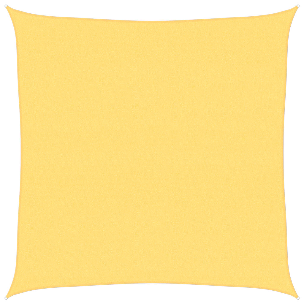 vidaXL Stínící plachta 160 g/m² béžová 6 x 6 m HDPE