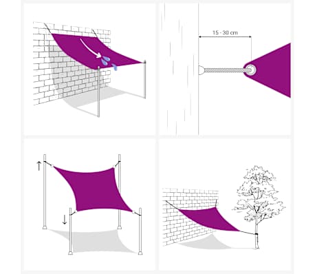 vidaXL Платно-сенник, 160 г/м², бежово, 6x6 м, HDPE, Бежово vidaXL Платно-сенник, 160 г/м², бежово, 6x6 м, HDPE