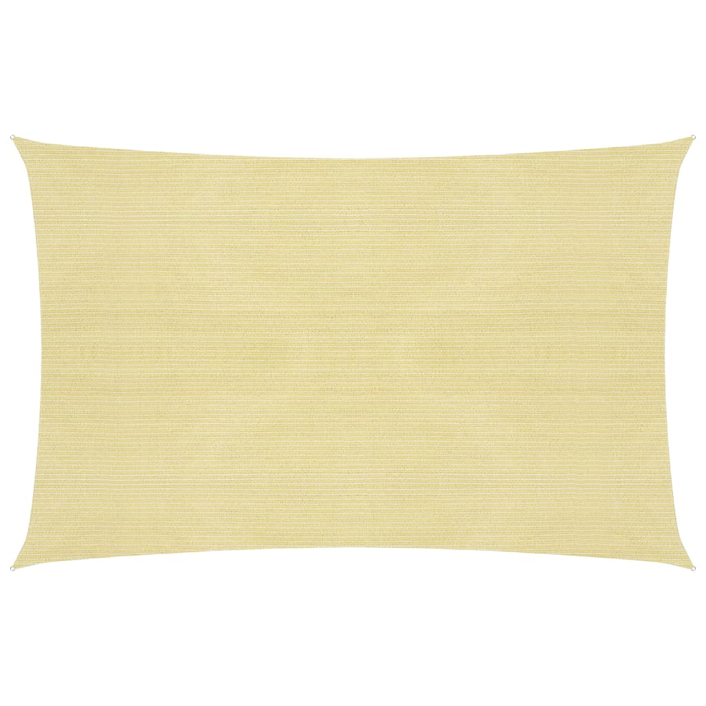 Sonnensegel 160 g/m² Beige 2×3 m HDPE